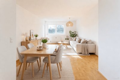Helle 50m² 2 Zimmer Wohnung mit großem Balkon und Tiefgaragenplatz in Graz Gösting nahe Bulme und AVL