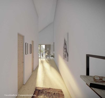 3 Zimmer Dachgeschoß Loft mit Alpenblick