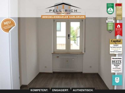 STARTKLAR: Teilmöblierte 3-Zimmerwohnung mit Einbauküche in Knielingen