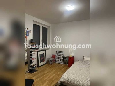 Tauschwohnung: Helle 1-Zimmer-Wohnung mit großem Bad und Waschküche (EBK)