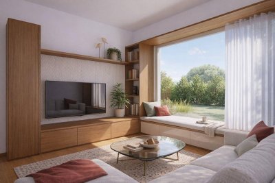 Ziegelmassive Doppelhaushälfte | 4 Zimmer | mit 416 m² Eigengrund, Terrasse &amp; 2 Parkplätze