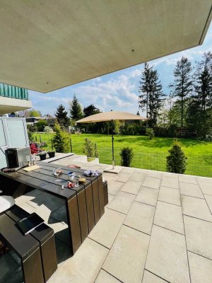 Lückerath, 3 Zimmer, 2 Bäder, Süd-Terrasse, Aufzug, Erdwärme, TG-Stellplätze