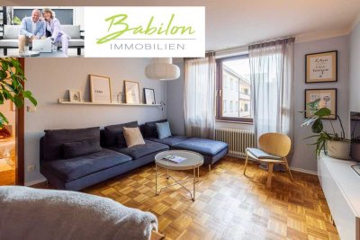 Urbanes Wohnen - ein Traum über zwei Etagen mit Balkon, Terrasse und Gemeinschaftsgarten -im Zentrum