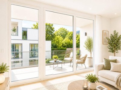 Exklusive 3-Zimmer-Dachgeschosswohnung mit 2 Terrassen ca.10 m² direkt am Trillerpark