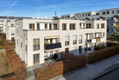 Sonne, Ruhe, Blick ins Grüne – Bezugsfrei 4-Zimmer-Wohnung mit Dachterrasse in München-Riem!