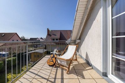 VIDEO: WOW-Faktor 2 Zimmer Wohnung mit riesiger Süd-Terrasse + 150 m zum Strand + Stellplatz