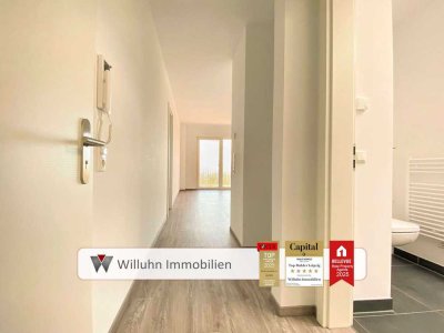 Neubau-Wohnung am Waldrand l Westbalkon l Wärmepumpe l Fußbodenheizung