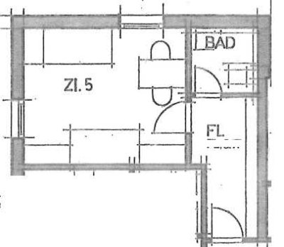 1-Zimmer-Wohnung zu vermieten