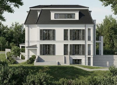 Exklusives  Stadthaus mit großem Garten am Godelsberg – Neubau –  auf Wunsch mit Pool