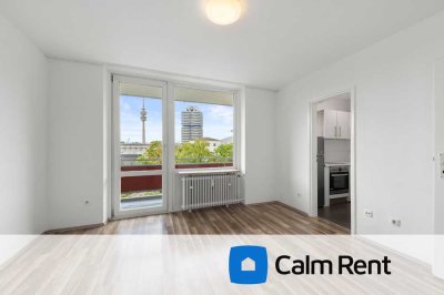 Renoviertes 1 Zi-Apartment mit Balkon & EBK – Nähe U-Bahn Petuelring und BMW!