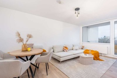 Bezugsfrei | energetisch sanierte 2-Zimmer-Wohnung mit Balkon & TG