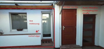 Erdgeschosswohnung im kleinen Mehrfamilienhaus in St. Lorenz Nord