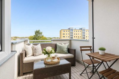 ERSTKLASSIGE 3 ZIMMER DACHGESCHOSS-WOHNUNG MIT SÜD-WEST-BALKON MIT MODERNER AUSSTATTUNG