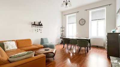 Stilvolle 2,5-Zimmer-Altbauwohnung im gepflegten Zustand I seperate Küche I Nähe Westbahnhof, Schweglerstraße