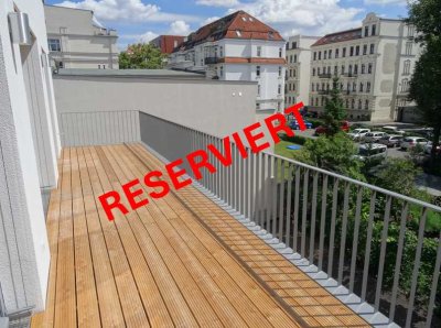 RESERVIERT 4- Zimmerdachgeschosswohnung absolut ruhig in der Leipziger Südvorstadt