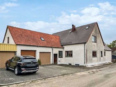Großes Einfamilienhaus mit Potenzial zum Zweifamilienhaus in Ederheim