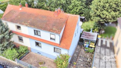 Vermietetes Zweifamilienhaus mit Entwicklungspotenzial in Hanau-Großauheim