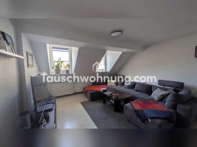 Tauschwohnung: Zentrale Lage, Dachgeschosswohnung auf zwei Etagen