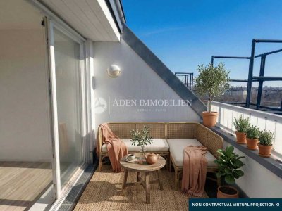 Wohnen über den Dächern Berlins – 4-Zimmer-Maisonette in Westend