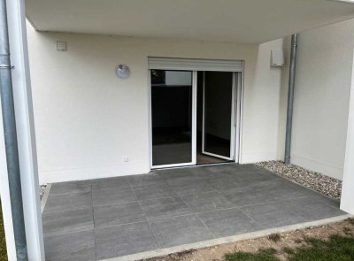 Freundliche und neuwertige 1,5-Zimmer-Erdgeschosswohnung mit Balkon in Ruhstorf an der Rott