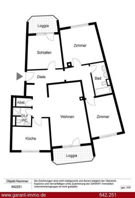 Stilvolle 4-Zimmer-Wohnung mit EBK in Würzburg Heuchelhof