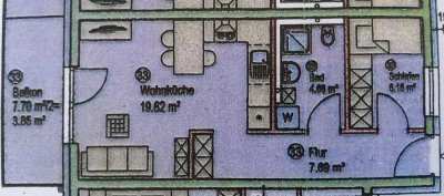 2-Zimmer-Wohnung mit geh. Innenausstattung mit Balkon und EBK in Mallersdorf-Pfaffenberg