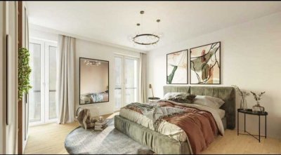 Neubau, 2 Zi Garten Whg mit EBK, 2 WC, Top Lage