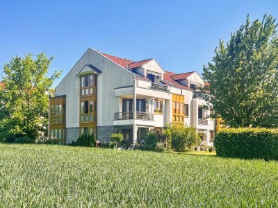 Bezugsfrei ab September: 3-Zimmer-Dachgeschosswohnung mit Süd-Balkon und PKW-Stellplatz in Panketal