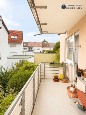 Schöne 3-Zi.-Wohnung mit Balkon * 77 qm * Garage * in guter Wohnlage in S-Sillenbuch * vermietet *