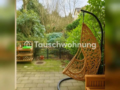 Tauschwohnung: Helle, wunderschöne Wohnung mit Garten in toller Lage