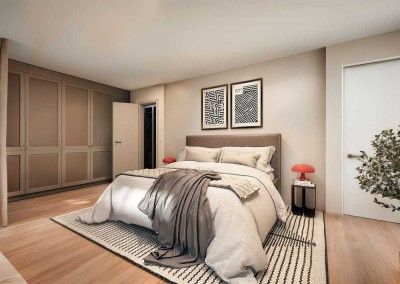 Moderne 3-Zimmerwohnung mit Terrasse im Innenhof
