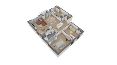 Attraktive 4,5 Zimmer-Wohnung im 1. OG mit Balkon und Aufzug