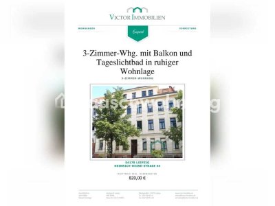 Tauschwohnung: Lichtdurchflutete 3-Raum-Wohnung