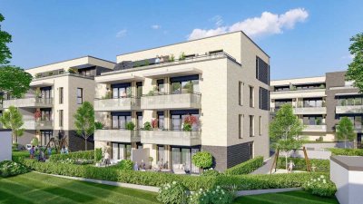 Erstbezug - Helle 3-Zimmer-Wohnung mit Balkon und Aufzug