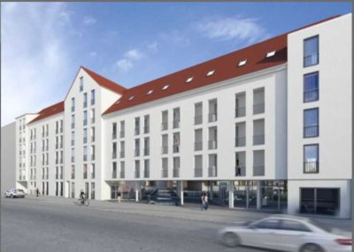 Stilvolle 1-Zimmer-Wohnung mit Balkon und EBK in Augsburg -  Studenten/Azubi