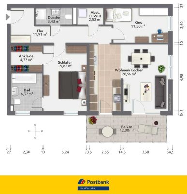 *NEUBAU* Eigentumswohnung mit 2 Bädern