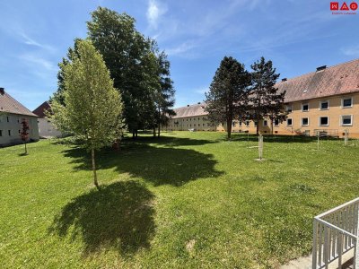 Helle Erdgeschosswohnung mit großzügiger Wohnküche und Grünblick in beliebter Lage in Steyr-Münichholz – ruhiges Wohnambiente, flexible Raumaufteilung und beste Infrastruktur inklusive!