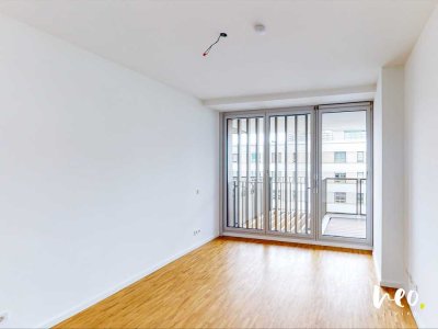 Toll geschnittene Wohnung mit 2 Bädern und Südbalkon