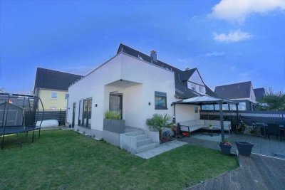 Familienglück in Scholven – Reiheneckhaus mit modernem Anbau und großzügigem Garten