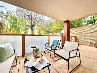 Ostseenah & bezugsfertig: Erdgeschosswohnung in Rerik mit großer Terrasse und Stellplatz