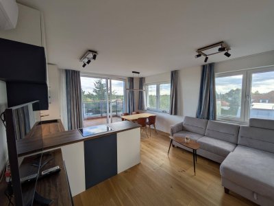 Moderne 2-Zimmer-Wohnung mit 2 Balkonen &amp; Parkplatz - Erstbezug 2022 - Top Lage in 1220 Wien