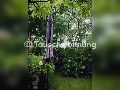 Tauschwohnung: Schöne Wohnung mit Garten