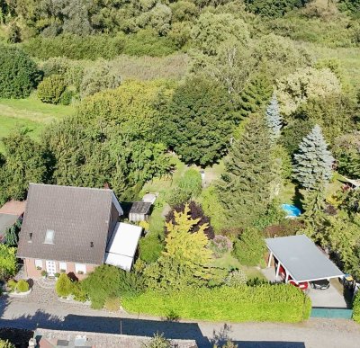 +++Energieeffizientes Einfamilienhaus mit Gäste-Bungalow, großer Terrasse & idyllischem Garten+++