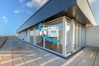 Sonnenverwöhntes Penthouse mit außergewöhnlicher 76-m²-Terrasse in ruhiger Grünlage von Ippendorf