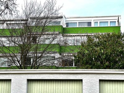 Helle 3-Zimmerwohnung mit EBK, Garage und Garten