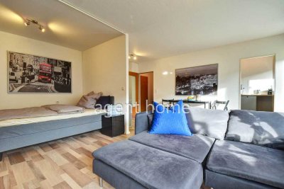 MÖBLIERT - CASUAL LIVING - 1,5-Zimmer-Wohnung mit Balkon in Feuerbach