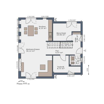 Freistehendes Einfamilienhaus inklusive Baugrundstück