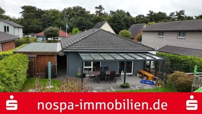 Gemütlicher Bungalow in Flensburg-Weiche – naturnah wohnen am Stiftungsland Schäferhaus