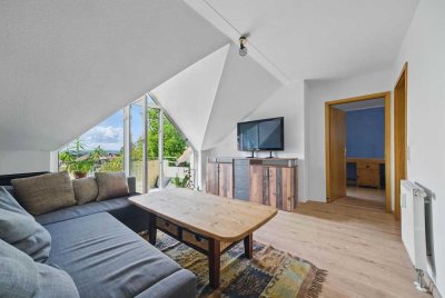 Gemütliche Wohnung mit zwei Balkonen und herrlichem Weitblick