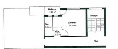 Gemütliche 1-Zimmer-Wohnung mit Balkon in Karlsruhe